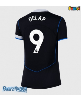 Chelsea Liam Delap #9 Tricou Fotbal Replică 2025-26 Femei Treilea